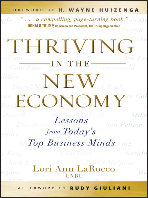 Title details for Thriving in the New Economy by Lori Ann LaRocco - Available